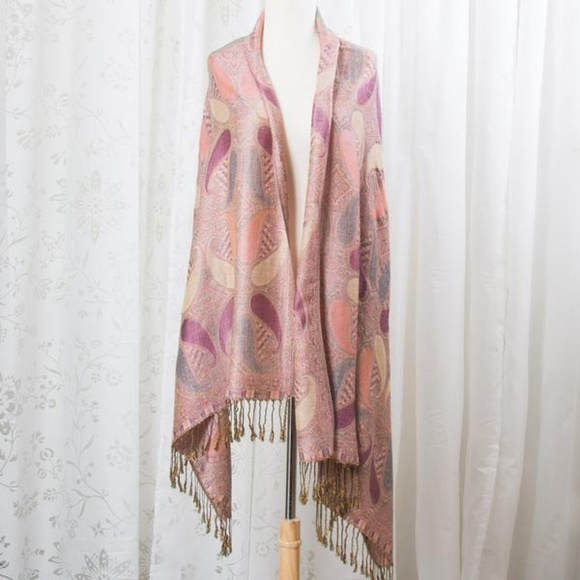 Painted Desert Paisley Pashmina - Picture 1 of 2